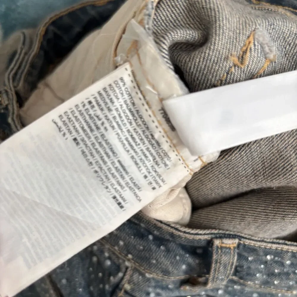 Maniere De Voir Black and Gray Flare Jeans - Picture 5 of 10